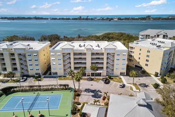 a front view of a building