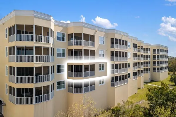a view of a balcony with city view