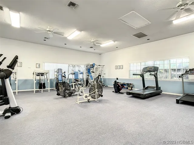 a view of backyard with green space