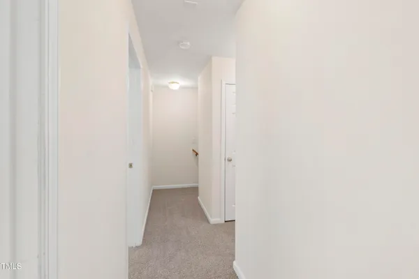 a view of a room with door