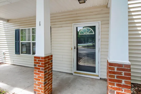 a front view of a house with a balcony