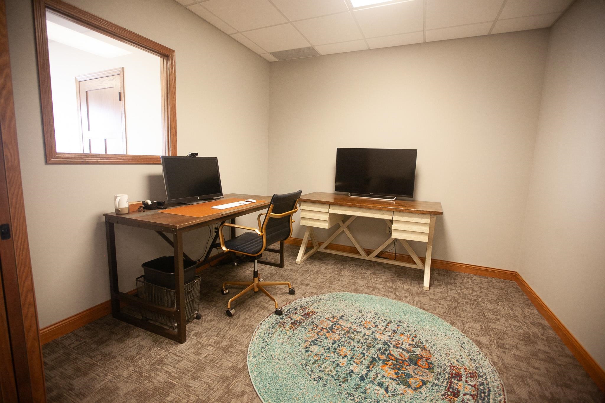 408 4th Street Moose Lake, MN 55767 - Photo 18 of 31 Office area featuring a paneled ceiling and carpet