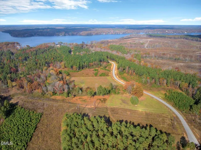 a view of lake with mountain