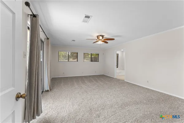 a view of an empty room