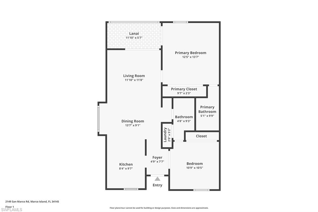 2149 San Marco Road, Unit 201 Marco Island, FL 34145 - Photo 23 of 23 a picture of a floor plan