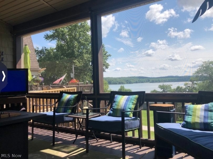 55265 Jim Ball Road Senecaville, OH 43780 - Photo 44 of 44 Wooden terrace featuring a water view
