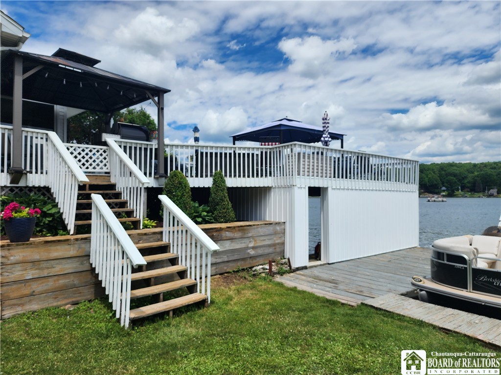 2642 Shadyside Road Mina, NY 14736 - Photo 8 of 31 Stairs to lakeside