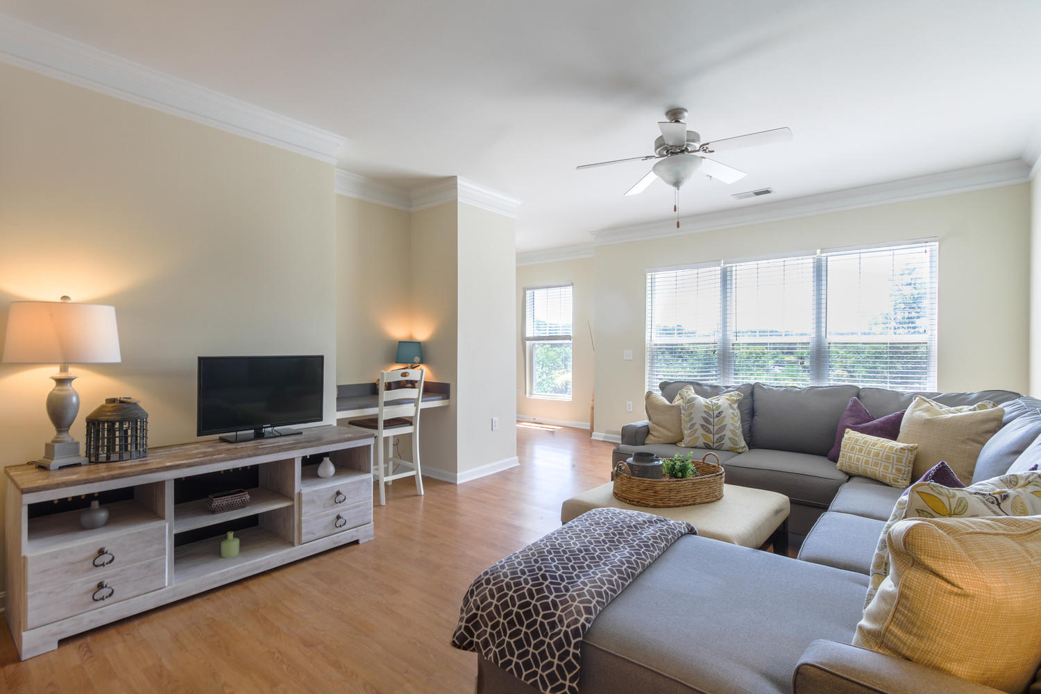 Laminate Hardwoods Throughout