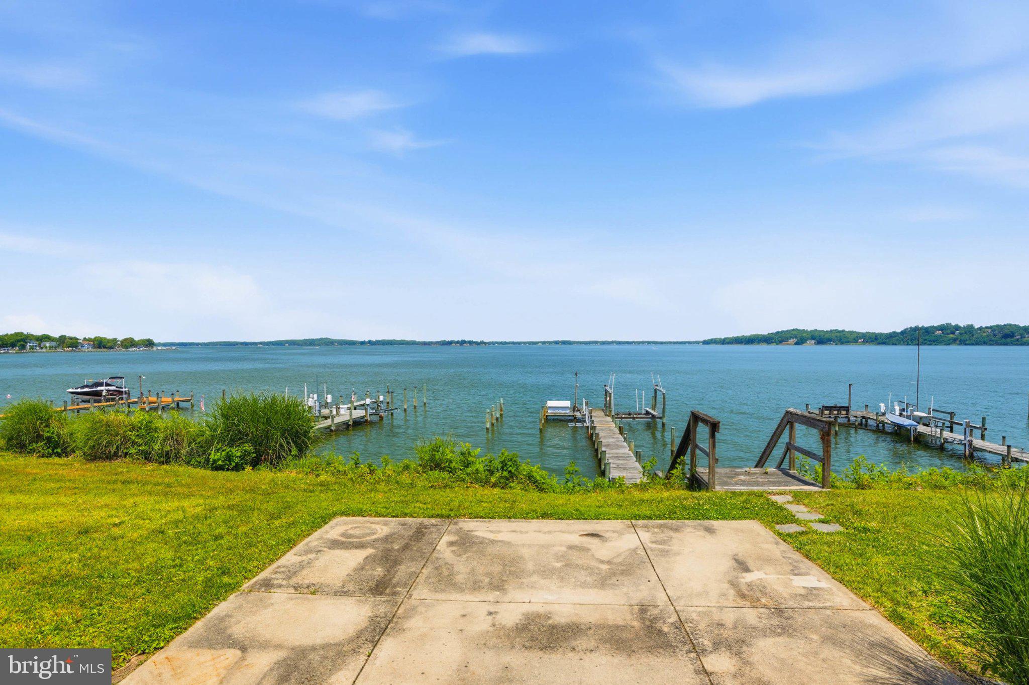 1100 River Bay Road Annapolis, MD 21409 - Photo 47 of 67 a view of a swimming pool with an ocean view