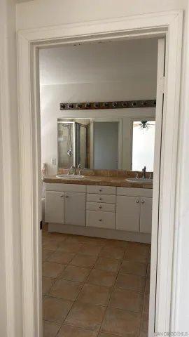 a view of closet area