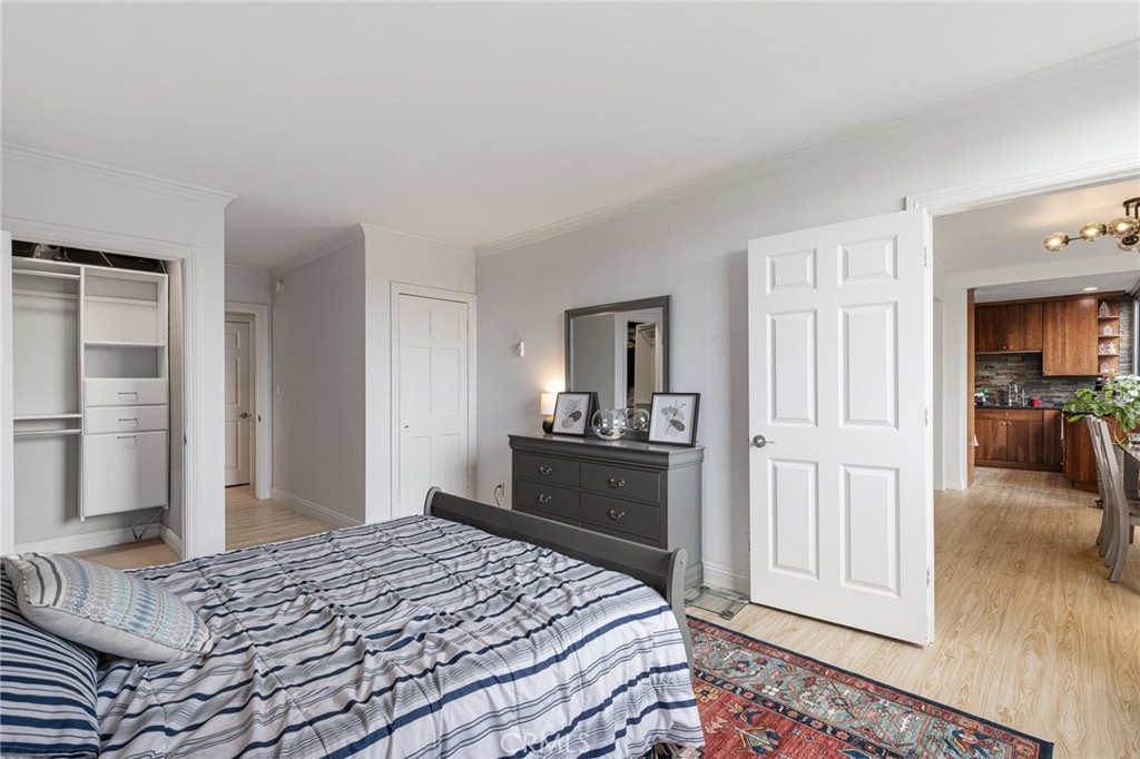 8701 Delgany Avenue, Unit 110 Playa del Rey, CA 90293 - Photo 16 of 22 a bedroom with a bed and a view of bedroom
