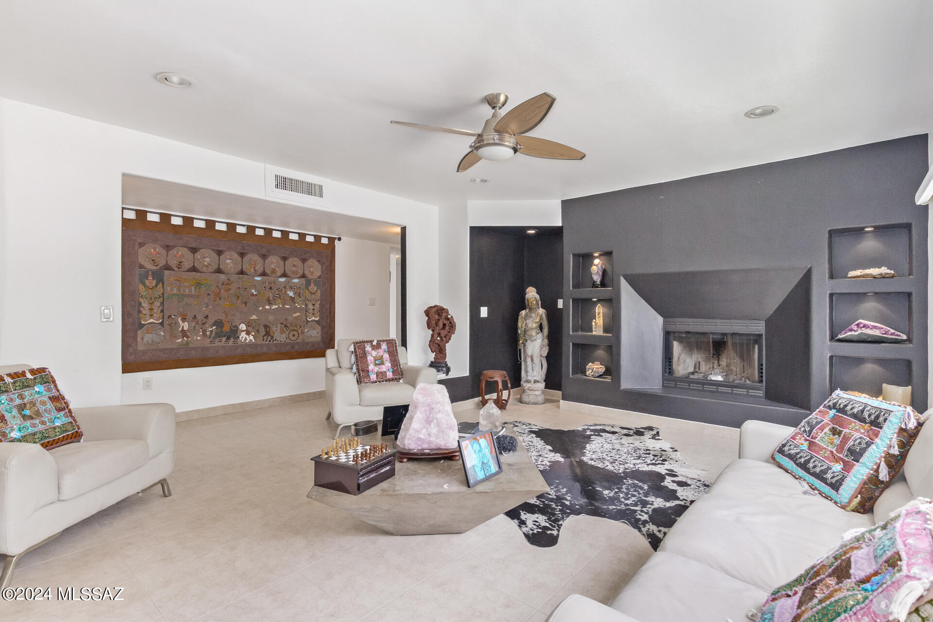 1242 Dodo Court Rio Rico, AZ 85648 - Photo 9 of 46 a living room with furniture and a large window