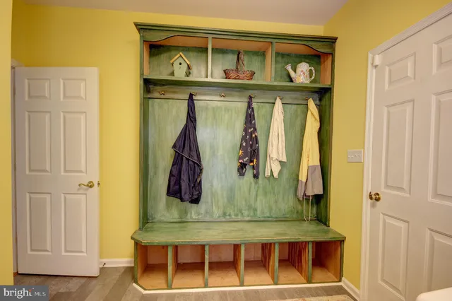 a view of front door