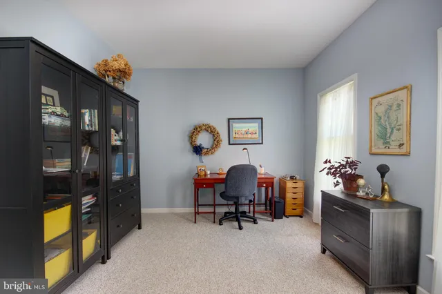 a living room filled with furniture