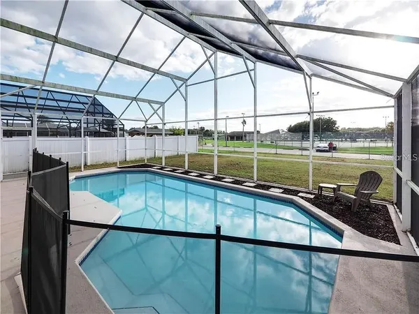 a view of a swimming pool