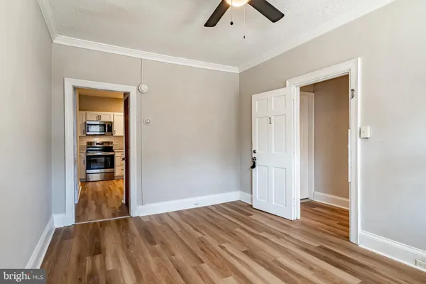 wooden floor in an empty room