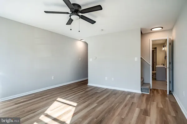 wooden floor in an empty room