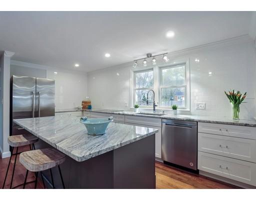 14 Leonard Street Hingham, MA 02043 - Photo 6 of 15 a kitchen with granite countertop a sink and cabinets