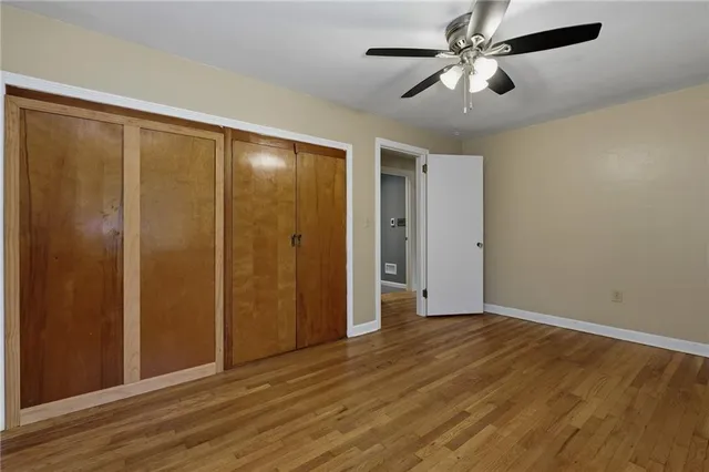 wooden floor in an empty room