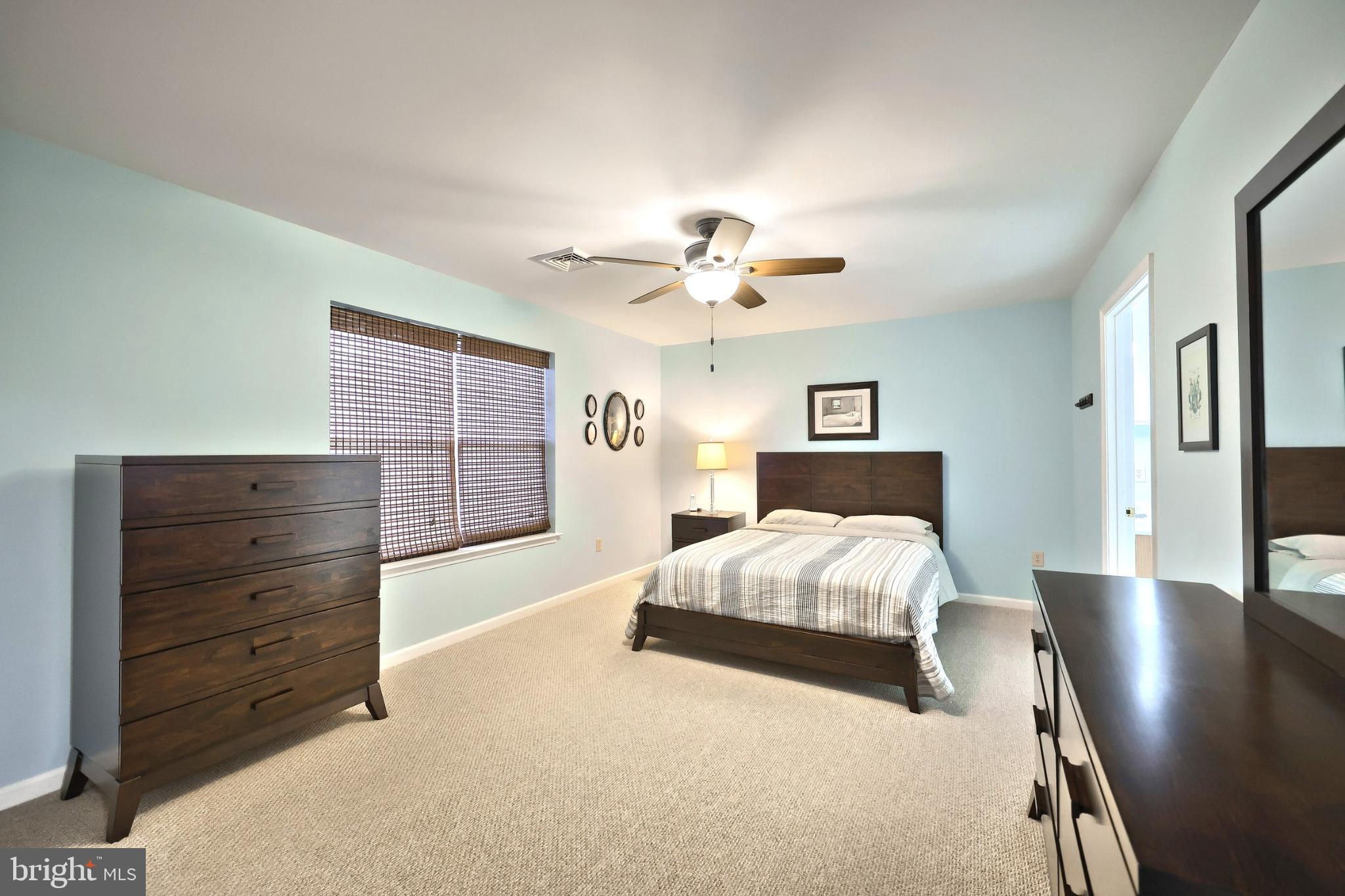 121 Furlong Way, Unit 121 Red Lion, PA 17356 - Photo 19 of 31 a spacious bedroom with a bed and a chandelier