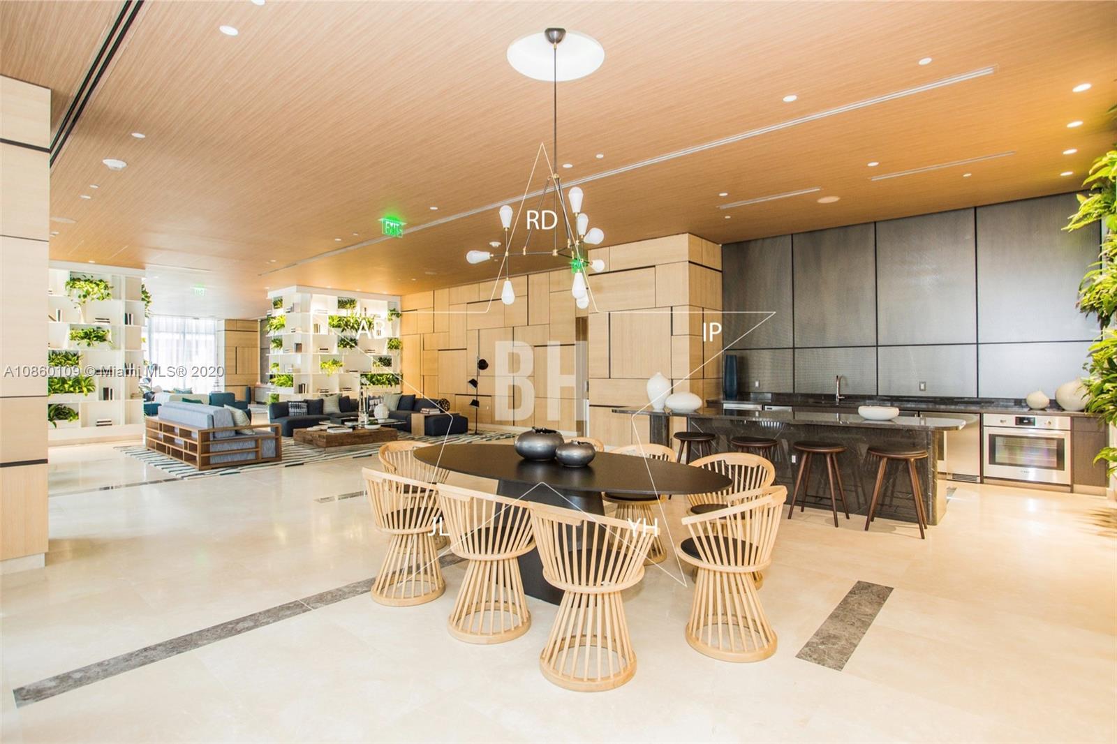 55 Southwest 9th Street, Unit 2210 Miami, FL 33130 - Photo 14 of 24 a very nice looking kitchen with a large window and stainless steel appliances