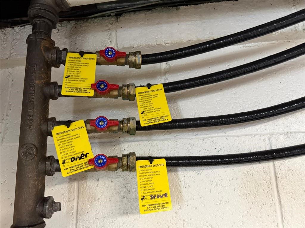 4289 Glen Lytle Road Pittsburgh, PA 15217 - Photo 27 of 46 Updated Shut off cables.