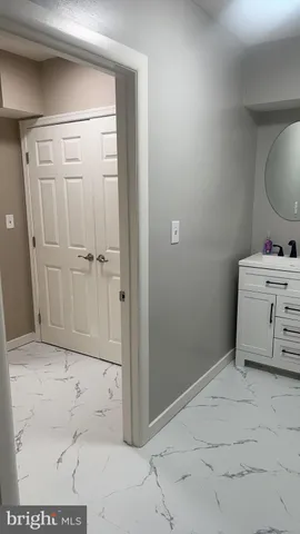 a view of a small space