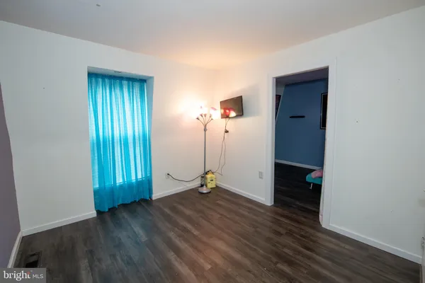 wooden floor in an empty room