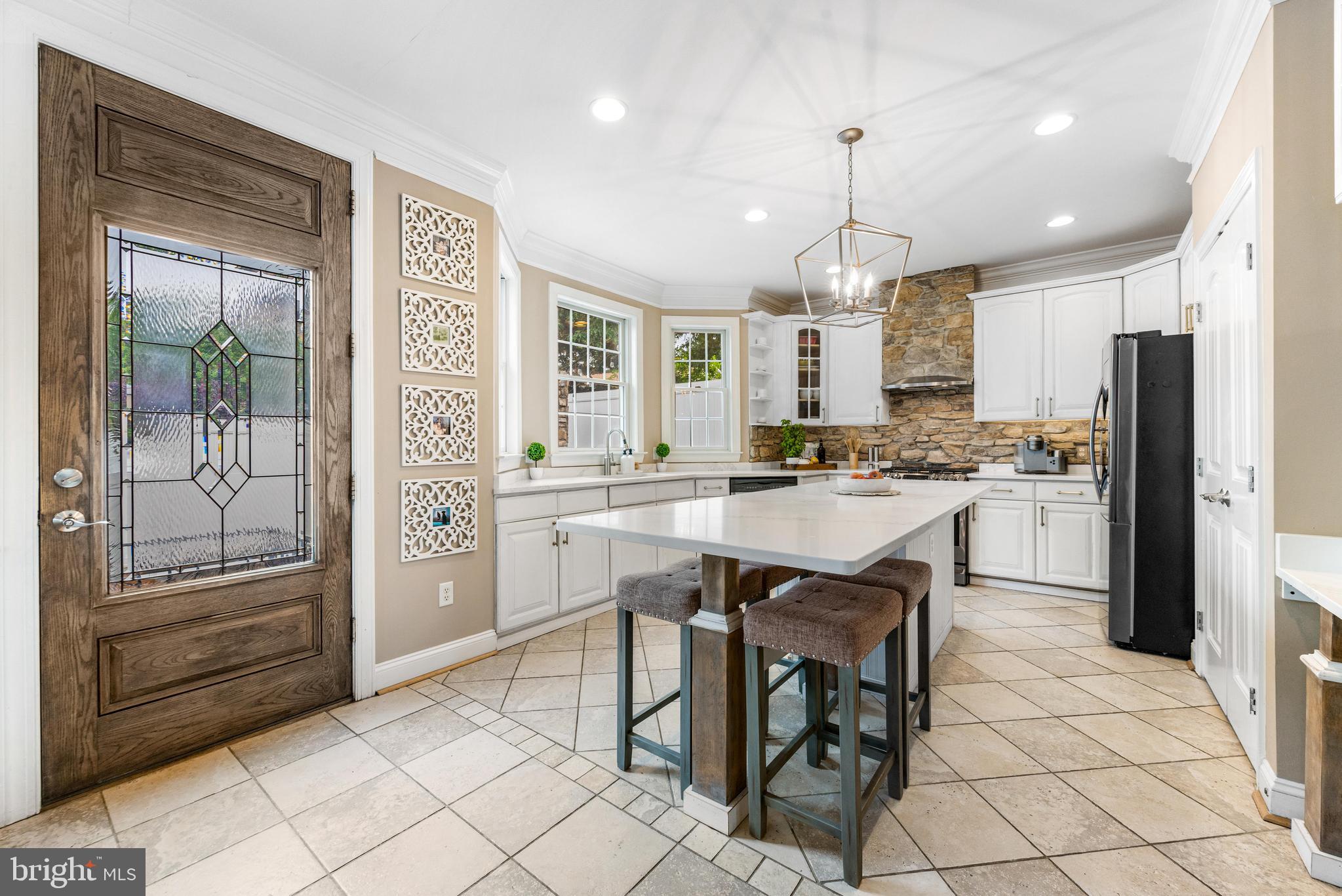 10 Dogwood Road Riva, MD 21140 - Photo 12 of 58 a kitchen with granite countertop cabinets and refrigerator