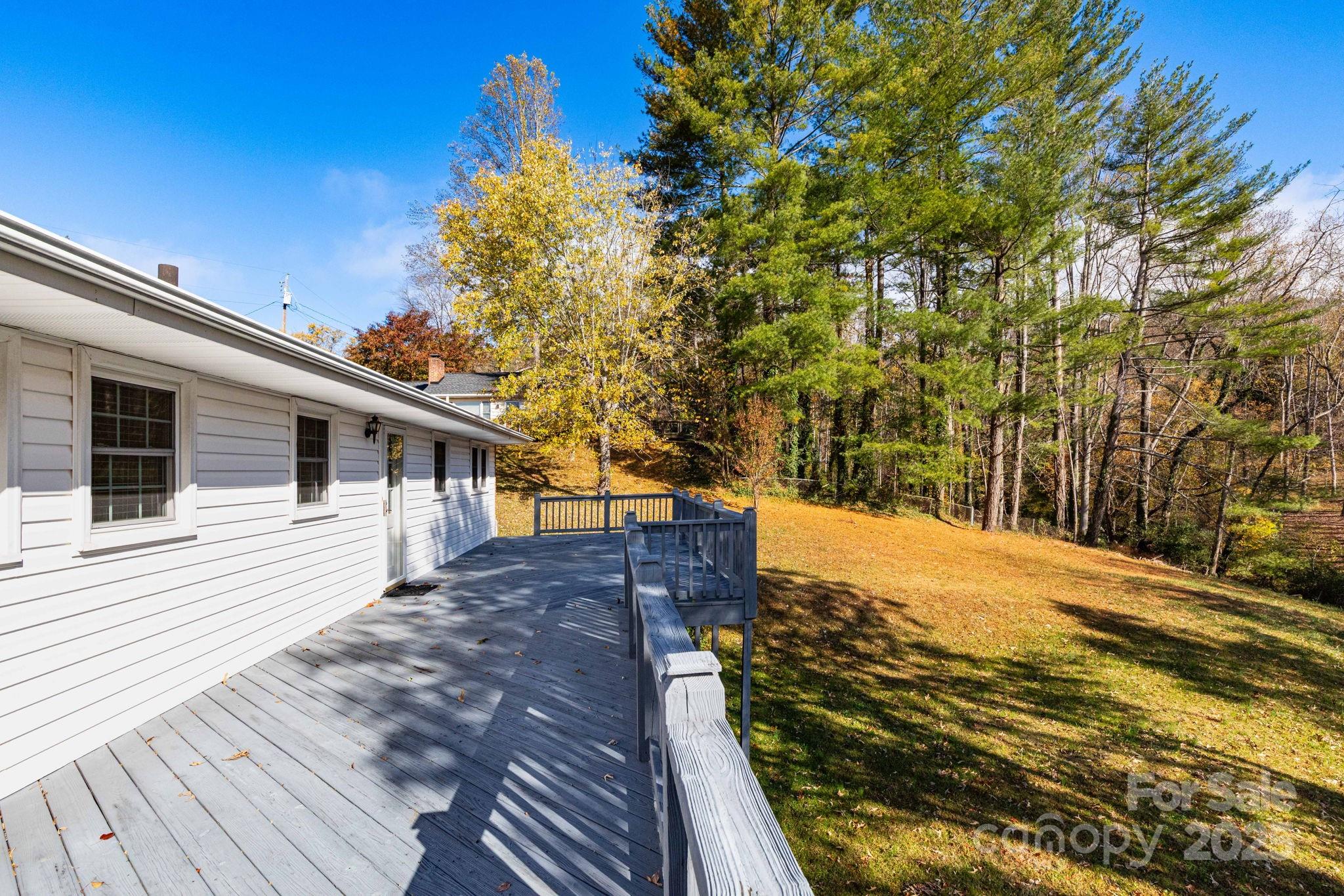 66 Gibson Road Asheville, NC 28804 - Photo 21 of 26 a view of a house with a snow
