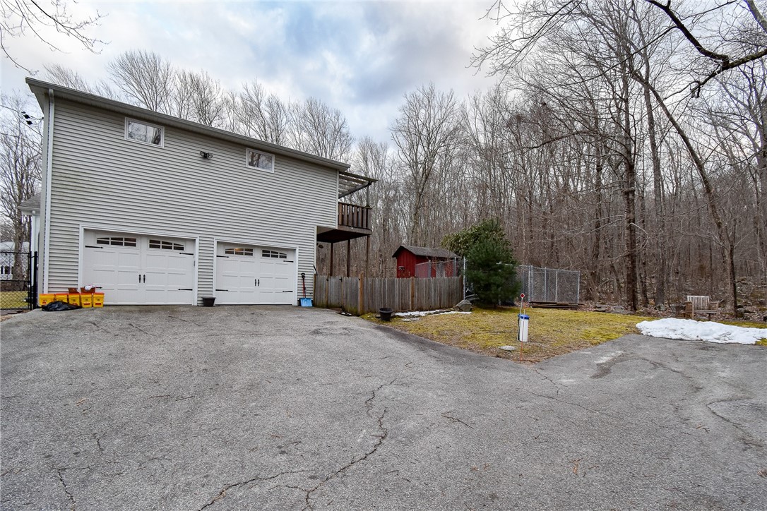 374 Rocky Hill Road Scituate, RI 02857 - Photo 25 of 29 Driveway and 2-car garage
