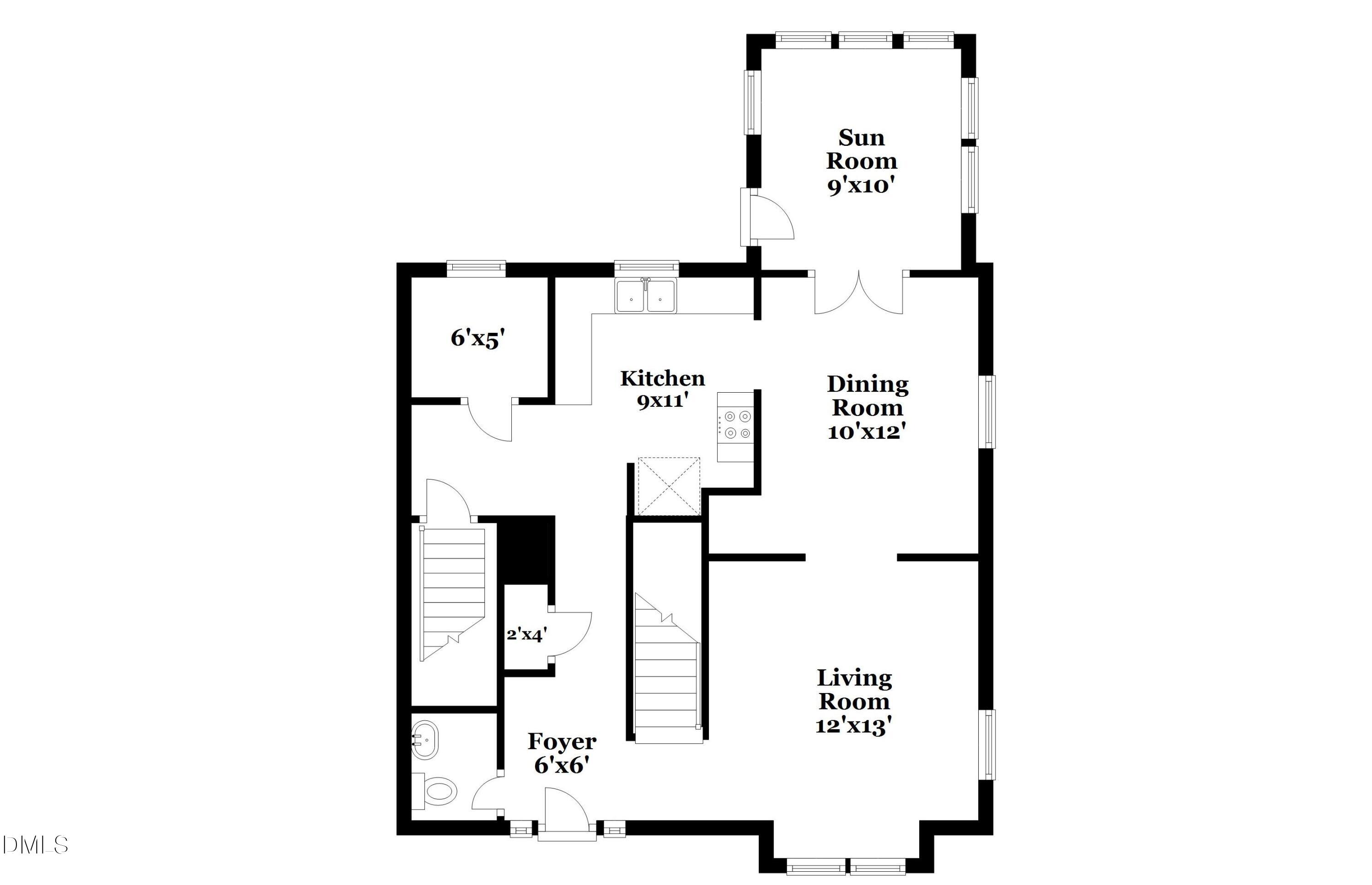 849 Rawls Drive Raleigh, NC 27610 - Photo 16 of 18 a picture of a floor plan