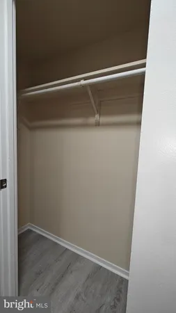 a close view of closet