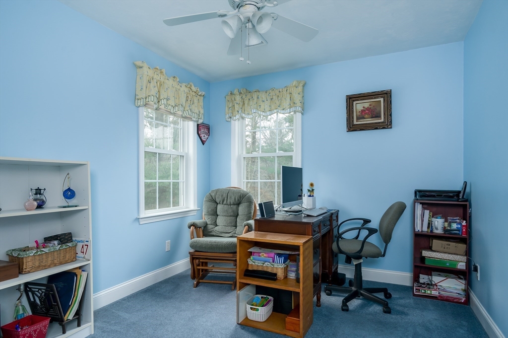 6 Nates Way Rutland, MA 01543 - Photo 24 of 31 a view of a workspace with furniture and a window
