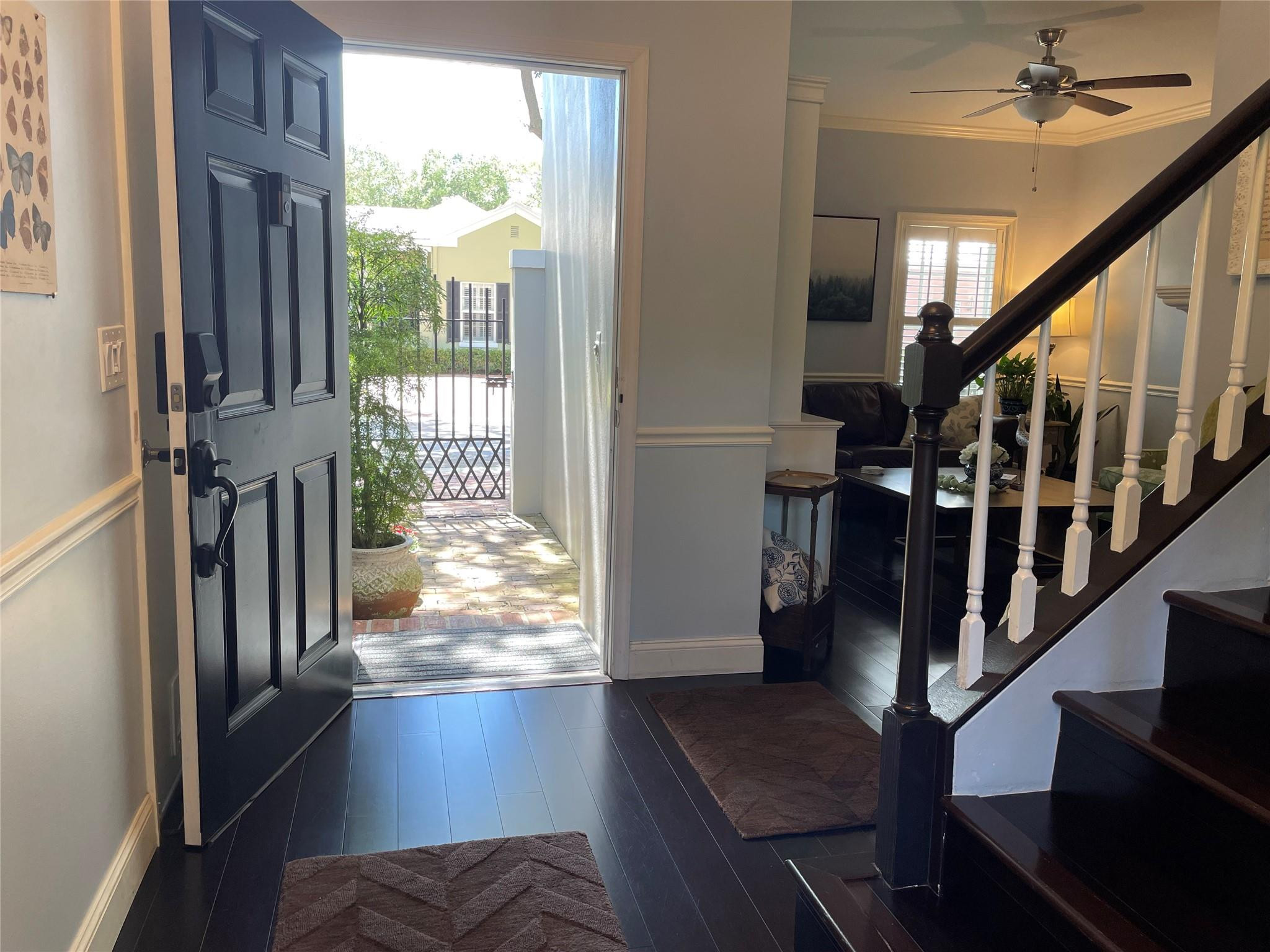 5883 Bartram Street Boca Raton, FL 33433 - Photo 4 of 95 a view of entryway and livingroom with wooden floor