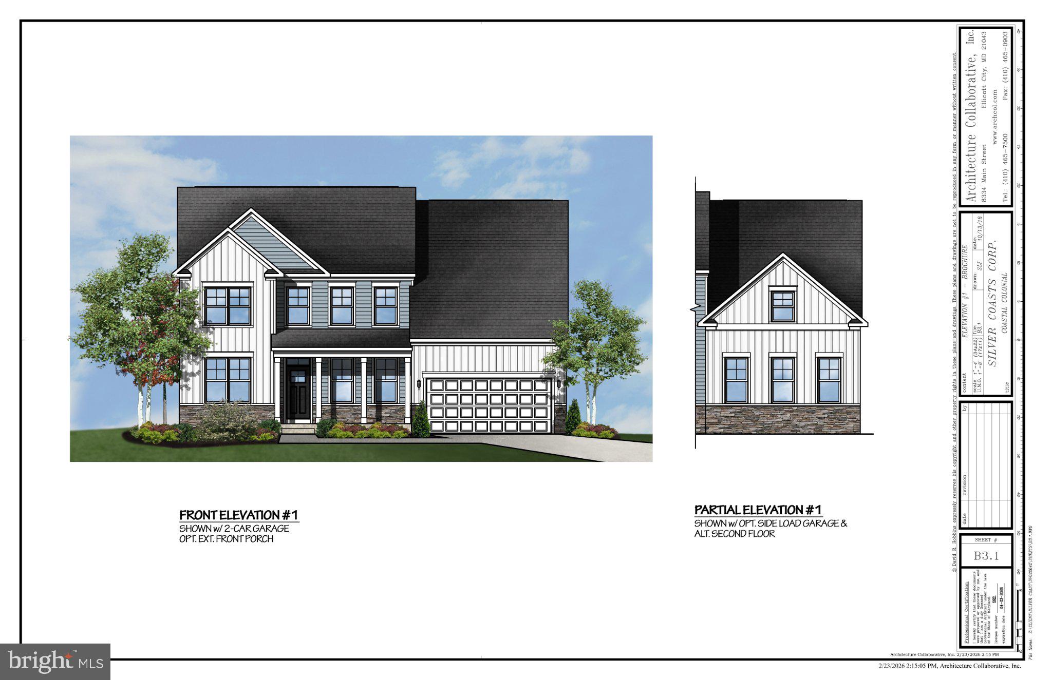 Charming modern home design blueprint.