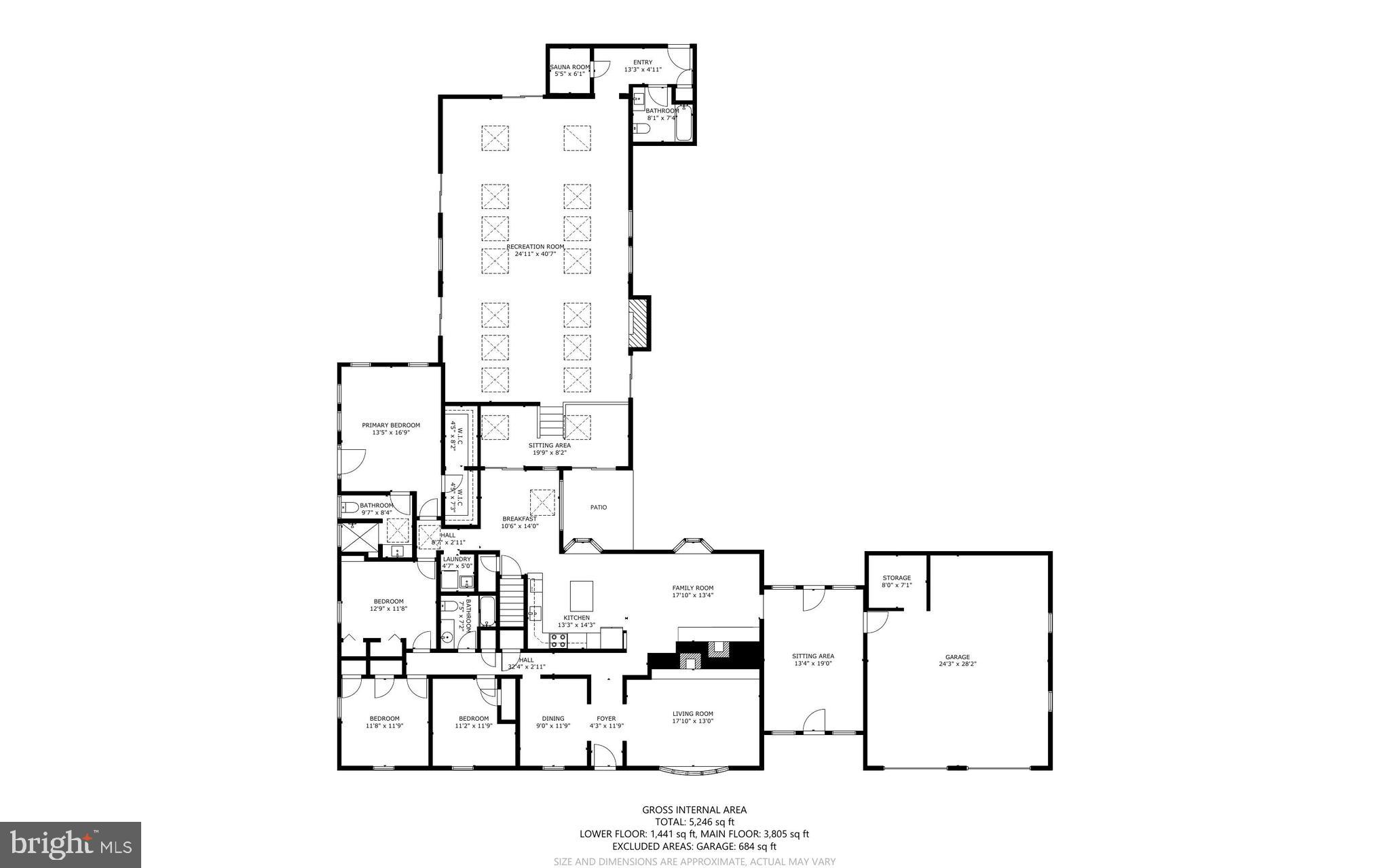 12412 Hall Shop Road Fulton, MD 20759 - Photo 95 of 97 Main level floor plan.