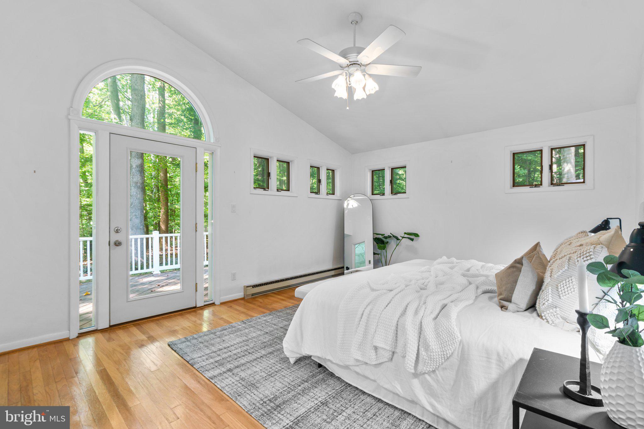 12412 Hall Shop Road Fulton, MD 20759 - Photo 29 of 97 Main level; primary suite w/ private deck.