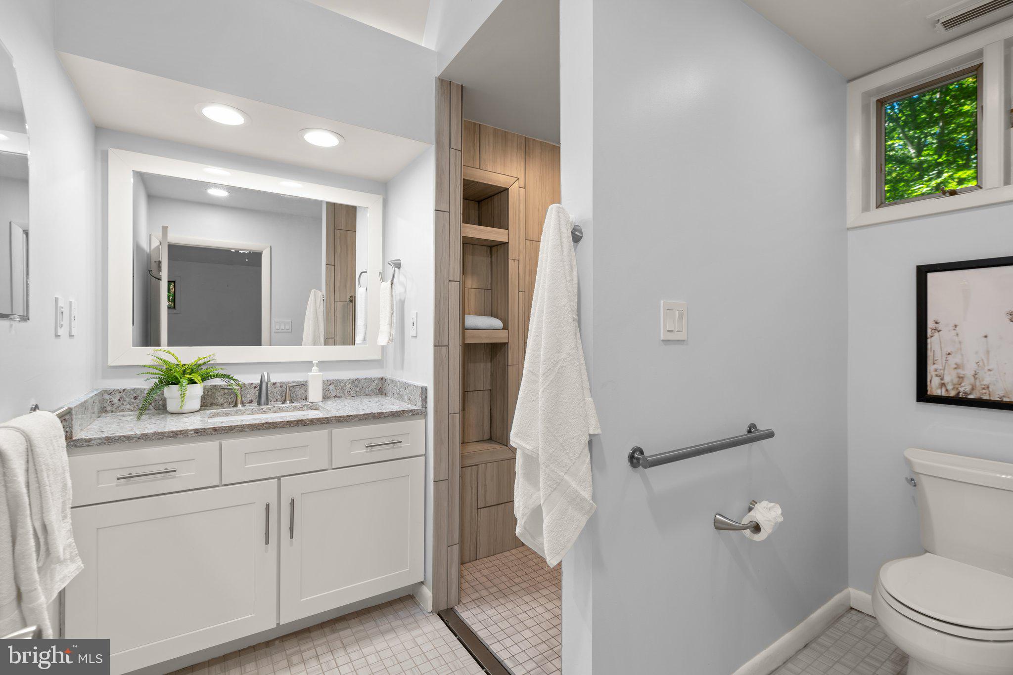 12412 Hall Shop Road Fulton, MD 20759 - Photo 32 of 97 Main level; primary bath w/ roll in shower.