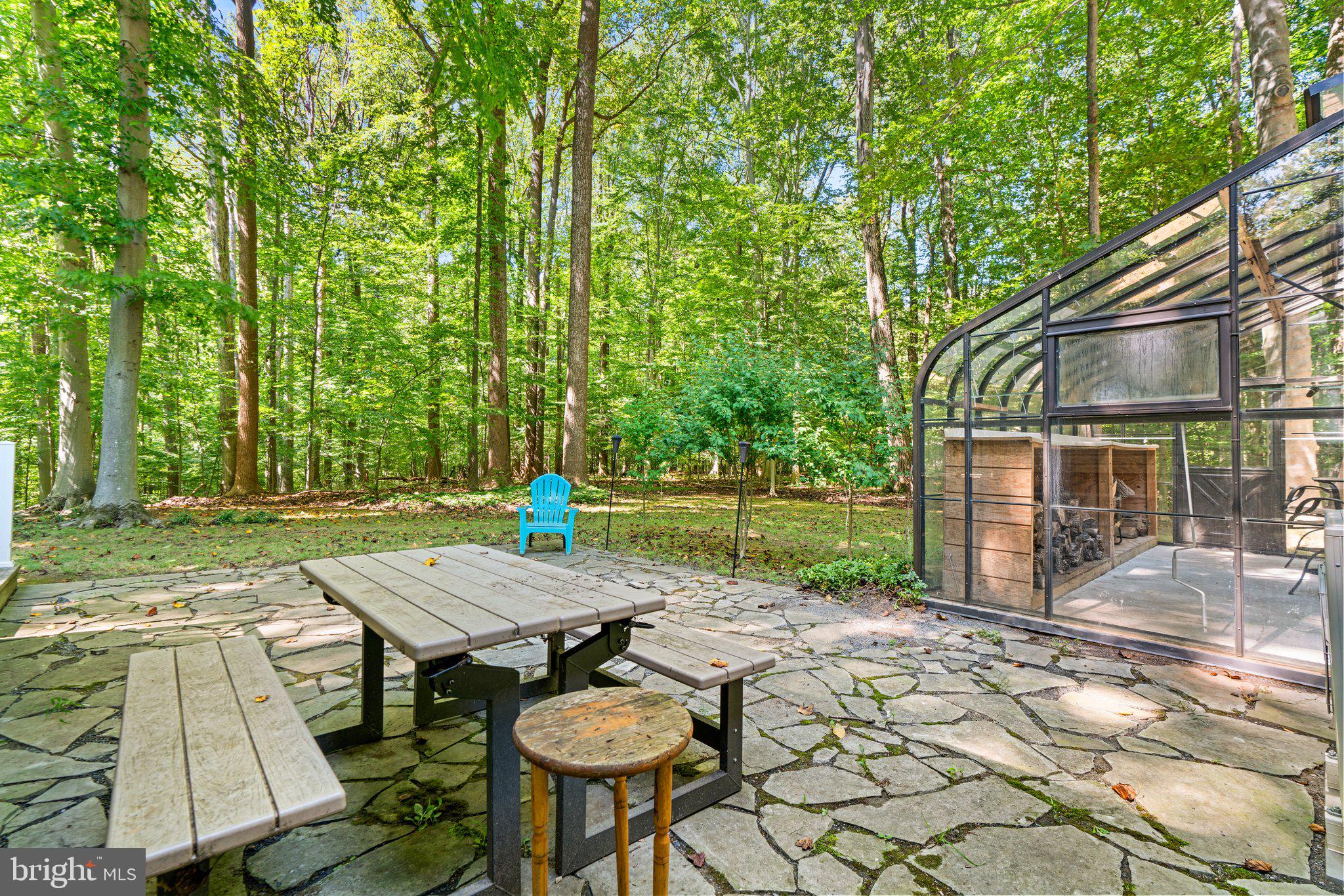 12412 Hall Shop Road Fulton, MD 20759 - Photo 64 of 97 Stone patio on opposite side of home.