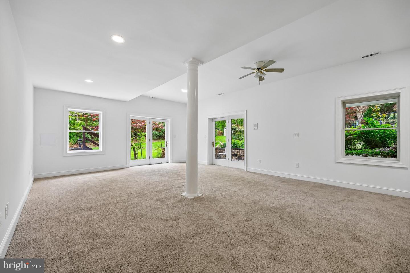 13120 Esworthy Road Potomac, MD 20854 - Photo 63 of 83 Recreation Room w/Walkout to Paved Patio