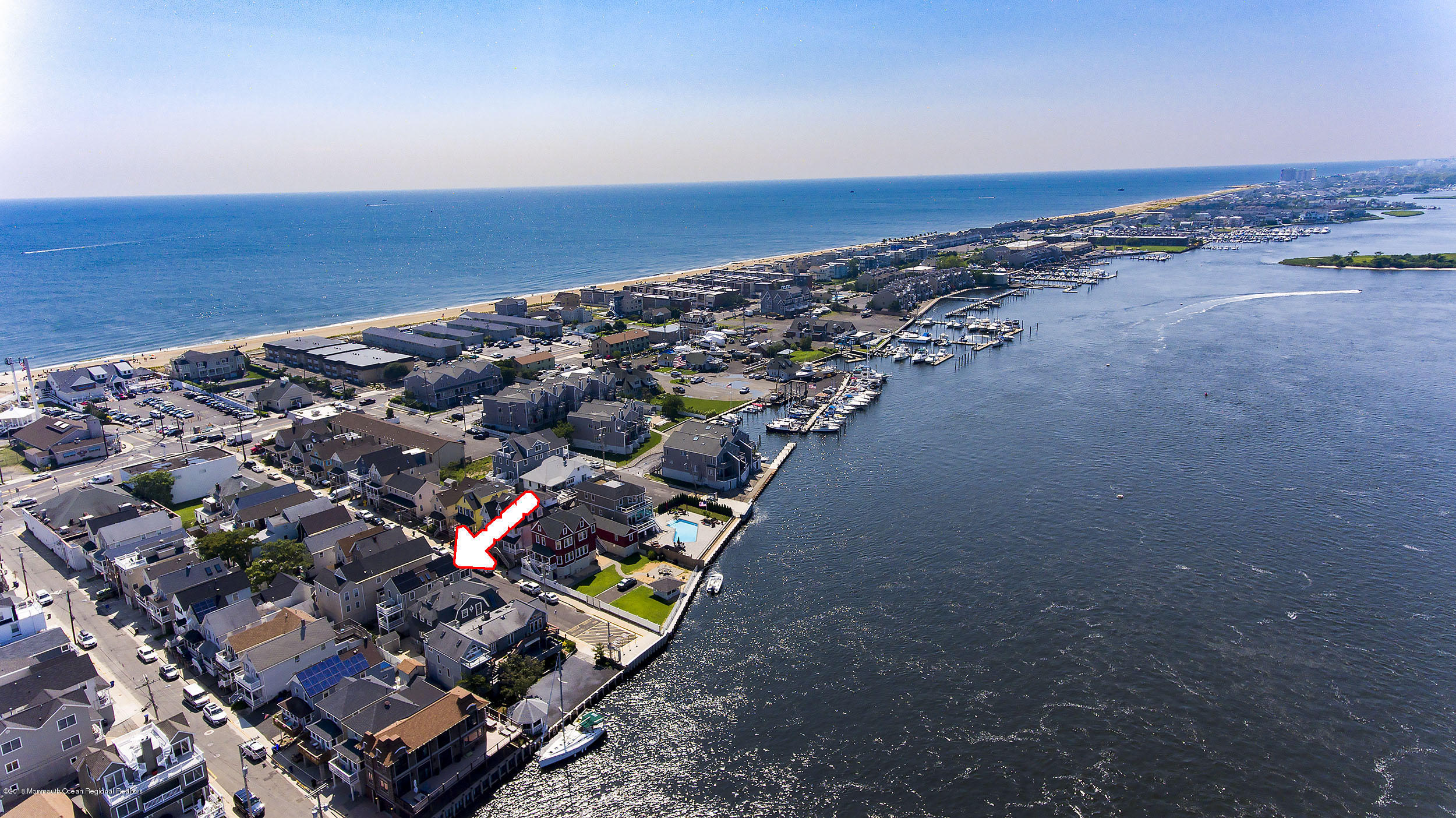 27 Center Street Sea Bright, NJ 07760 - Photo 43 of 51 an aerial view of a city