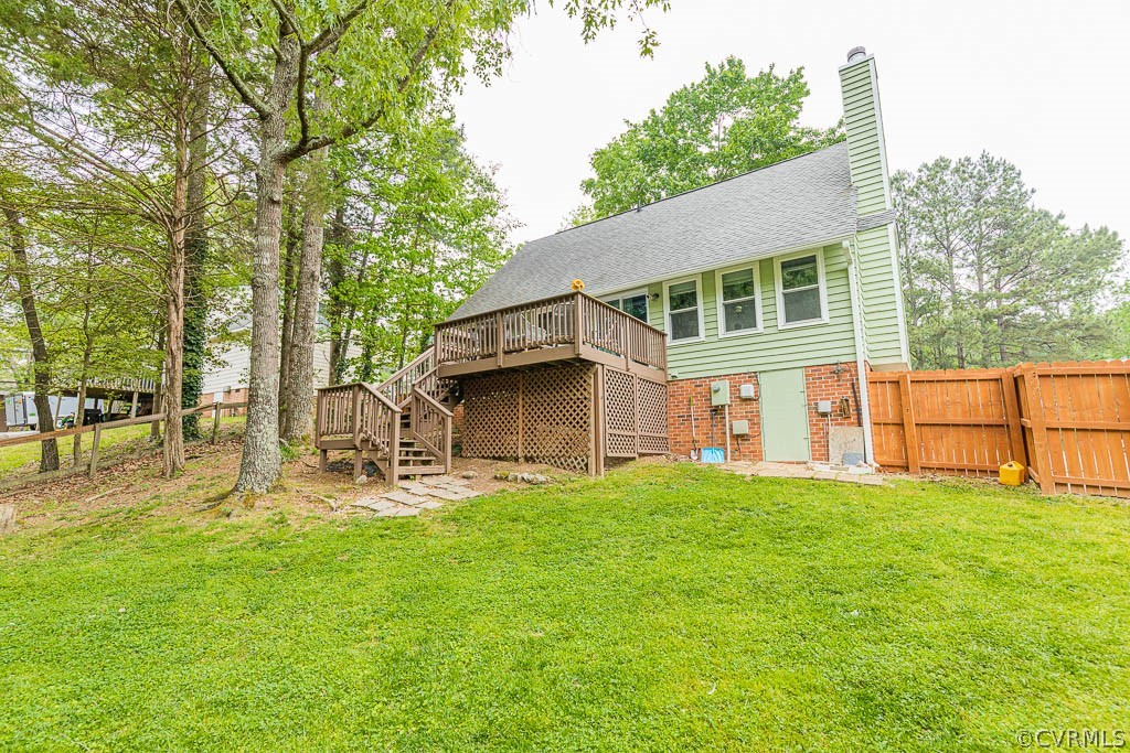 2713 South Ridge Drive Midlothian, VA 23112 - Photo 41 of 49 a view of a house with a yard and sitting area