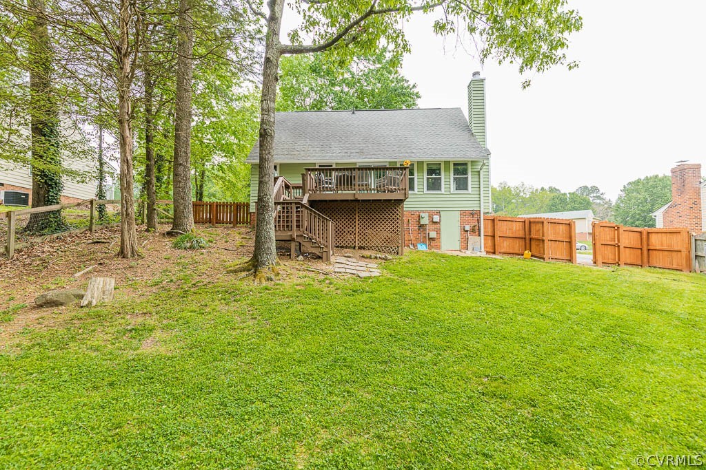 2713 South Ridge Drive Midlothian, VA 23112 - Photo 42 of 49 a view of a house with a yard