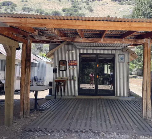 a view of a house with a porch