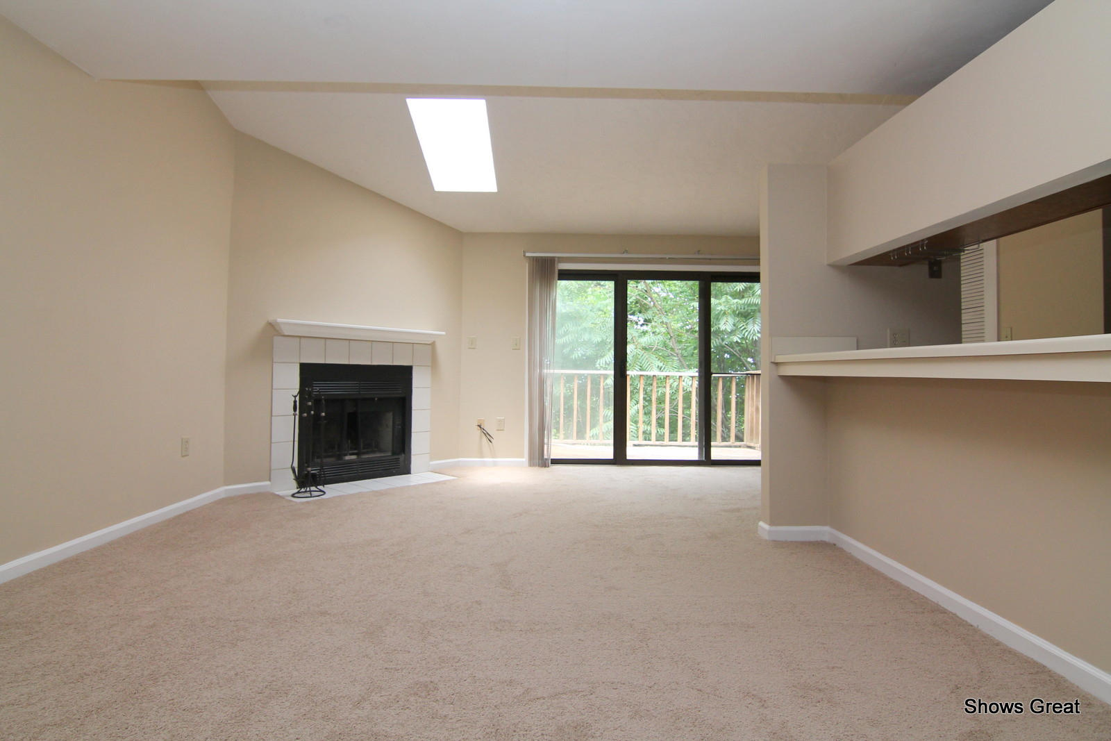 3267 Forest Ridge Road, Unit D Roanoke, VA 24018 - Photo 5 of 28 a view of an empty room with a fireplace