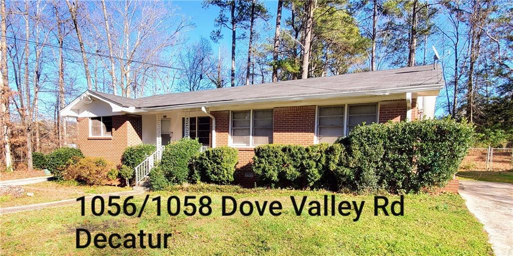 1058 Dove Valley Road Decatur, GA 30032 - Photo 1 of 1 a front view of a building