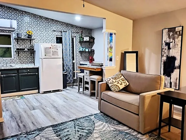 a view of a wooden floor