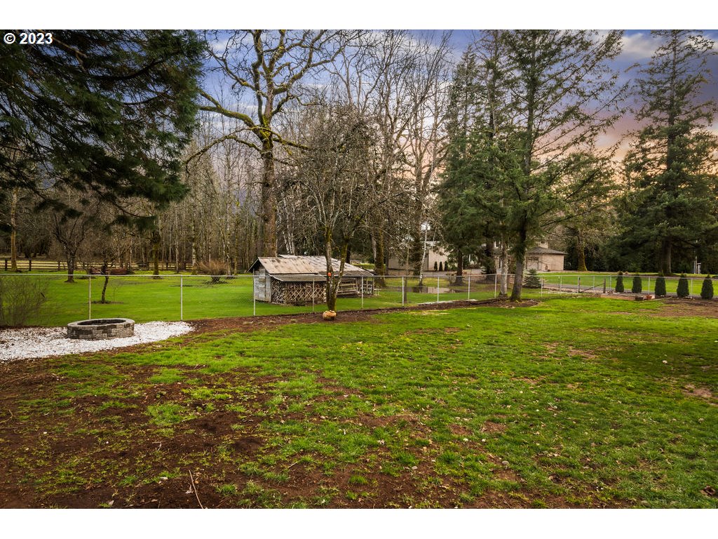 27111 Northeast Hathaway Road Camas, WA 98607 - Photo 3 of 28 a garden view with a sitting space