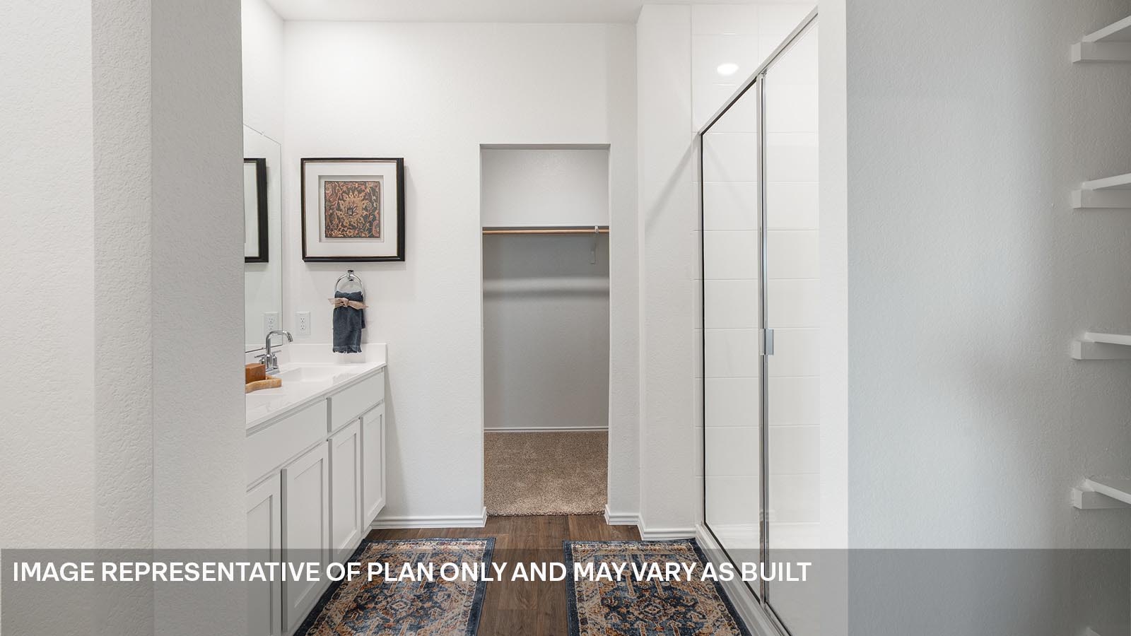 174 Balmorhea Street Kyle, TX 78640 - Photo 15 of 27 a view of a hallway with entryway